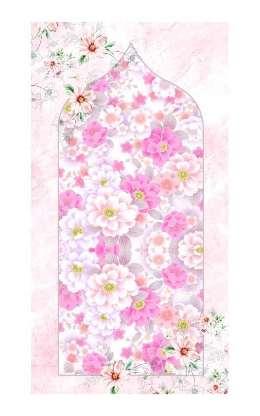 Pink Paradise Travel Prayer Mat