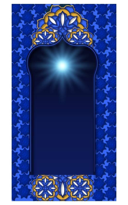 Galactic Glow Travel Prayer Mat
