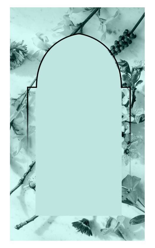 Twigs With Delicate Flowers Travel Prayer Mat