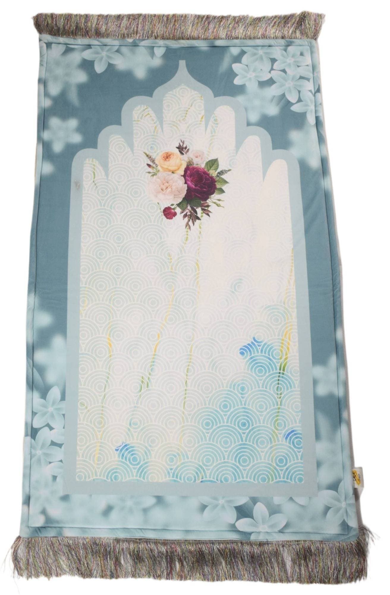Snowy Floral Soft Foaming Prayer Mat