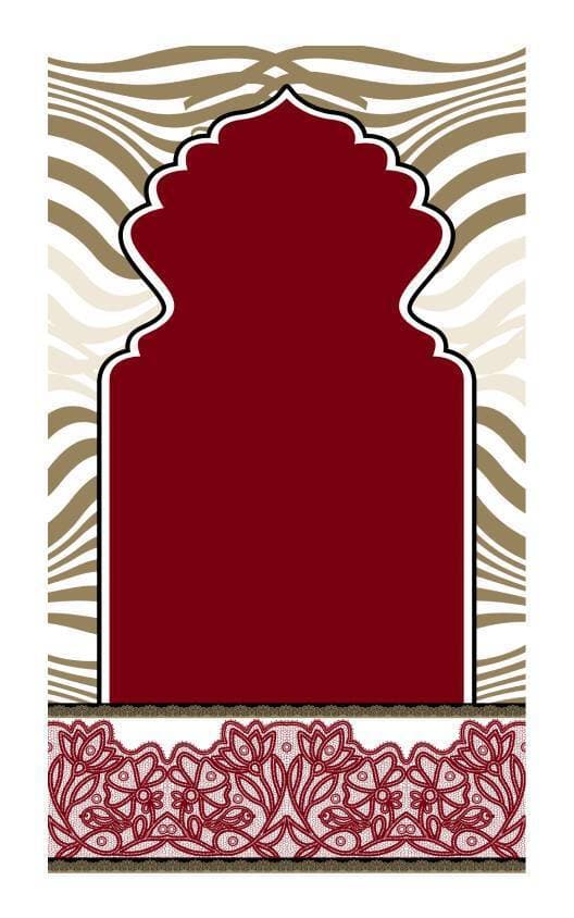 Scarlet Solace Travel Prayer Mat