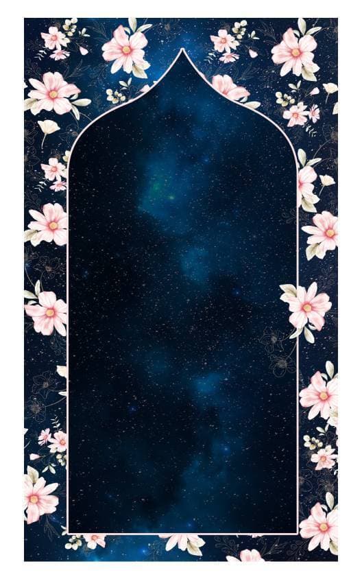 Midnight Galaxy Travel Prayer Mat