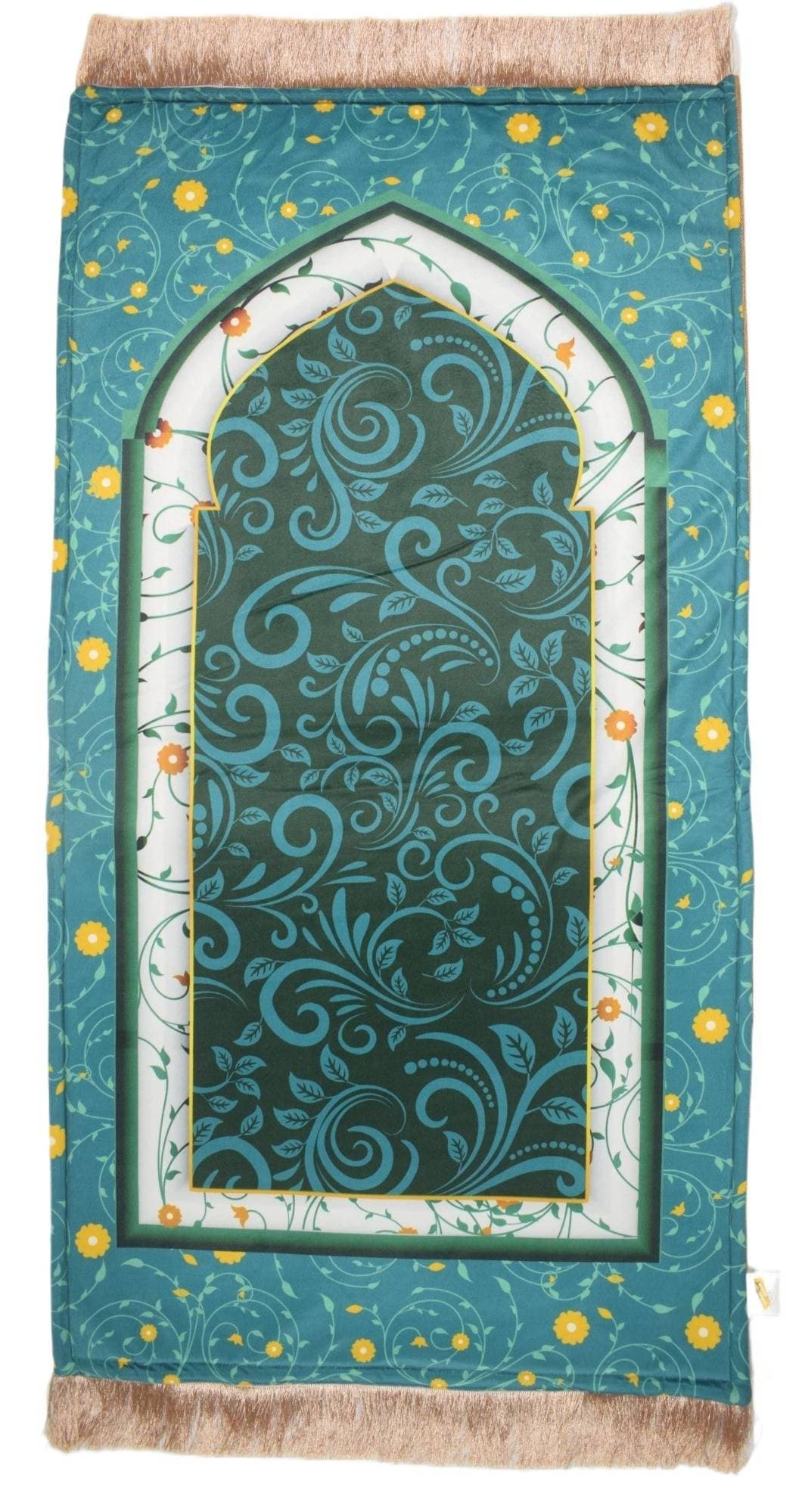 Green Blooms Soft Foaming Prayer Mat