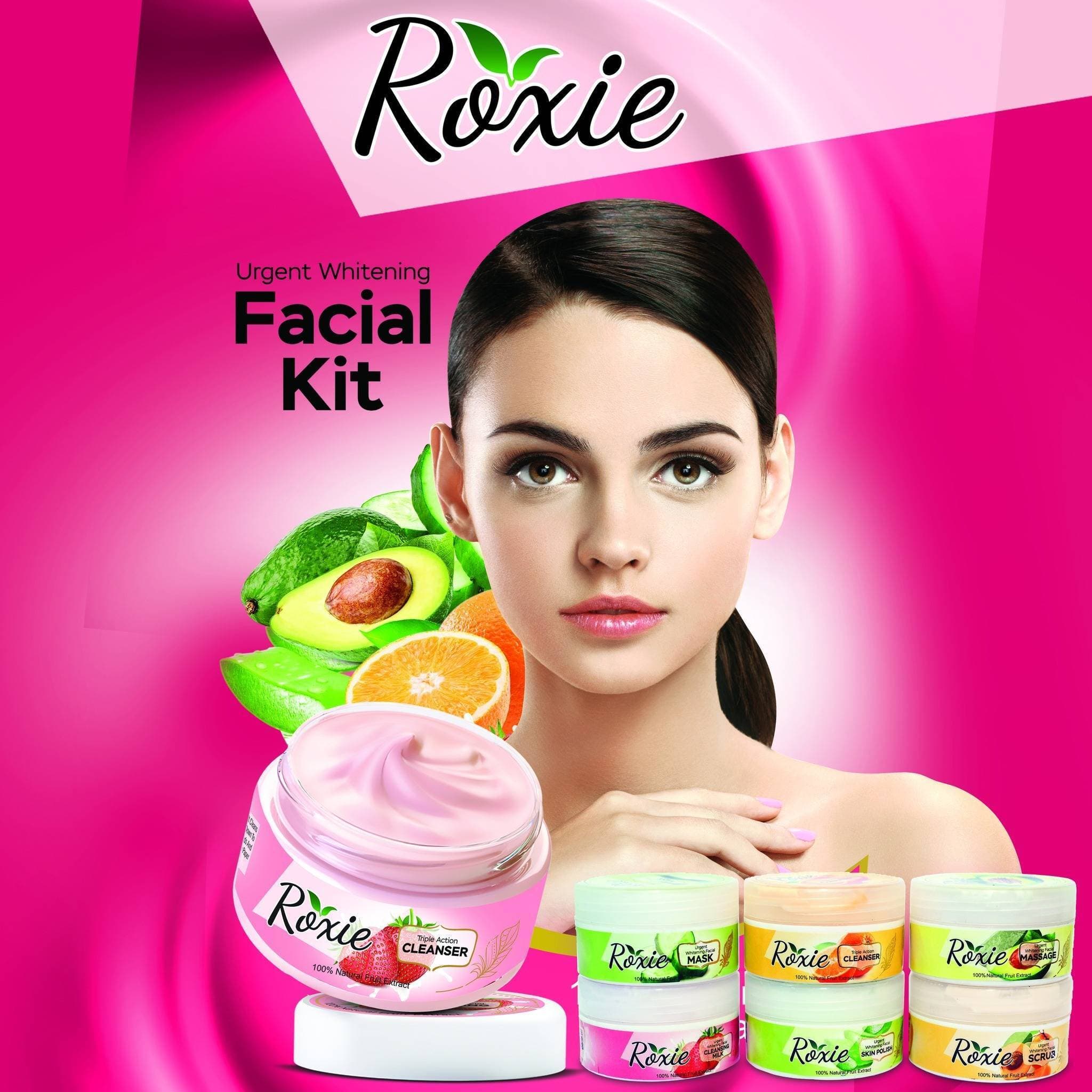 Roxie Facial Kit With 6 Different Fruit