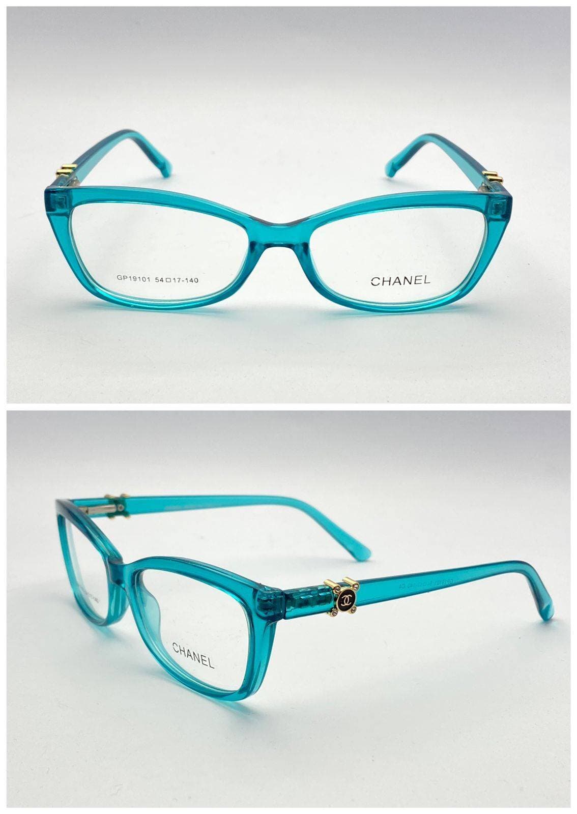 Chanel Plastic Frame Cat Eye Shape Eye Glass Farme For Women