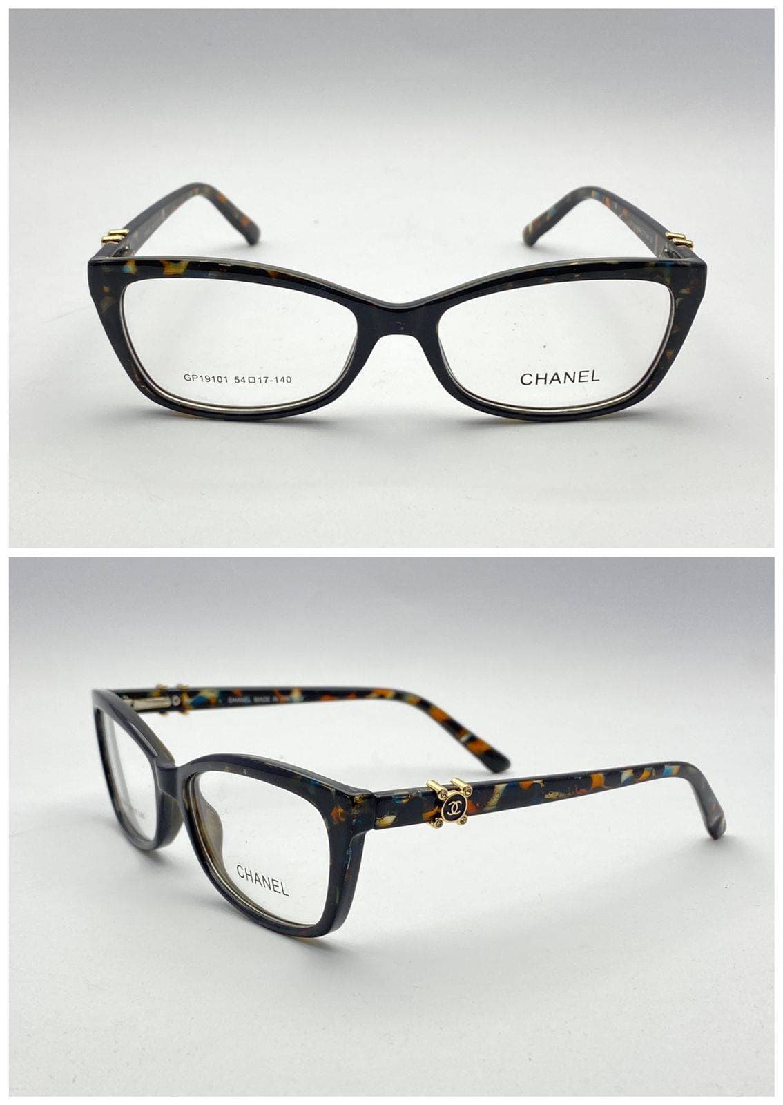 Chanel Plastic Frame Cat Eye Shape Eye Glass Farme For Women