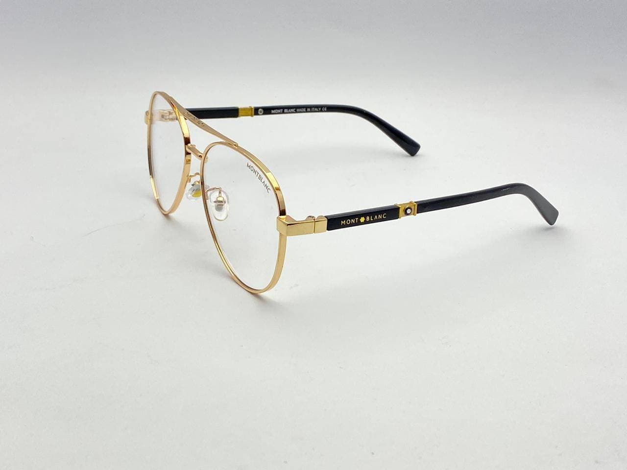 Mont Blanc Plastic & Metak Frame Eye Glass Frame For Unisex
