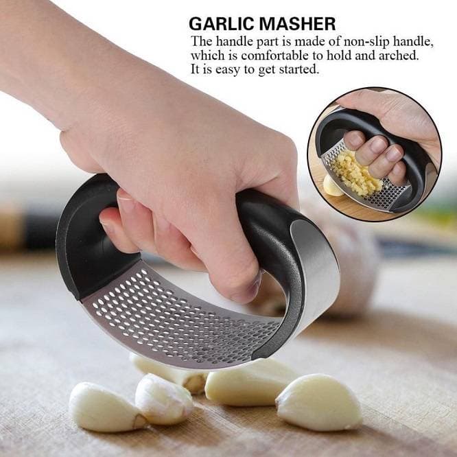 Garlic Press Metal Ginger Garlic Chopper