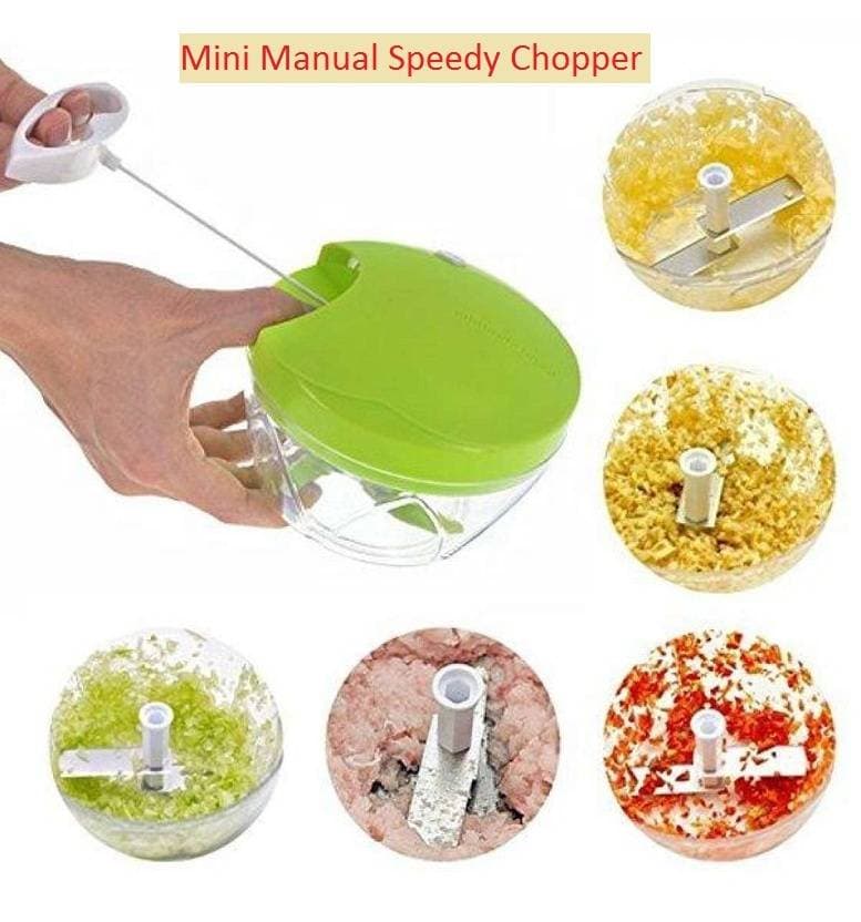 Mini Speedy Chopper Manual Hand Pull Vegetable Cutter