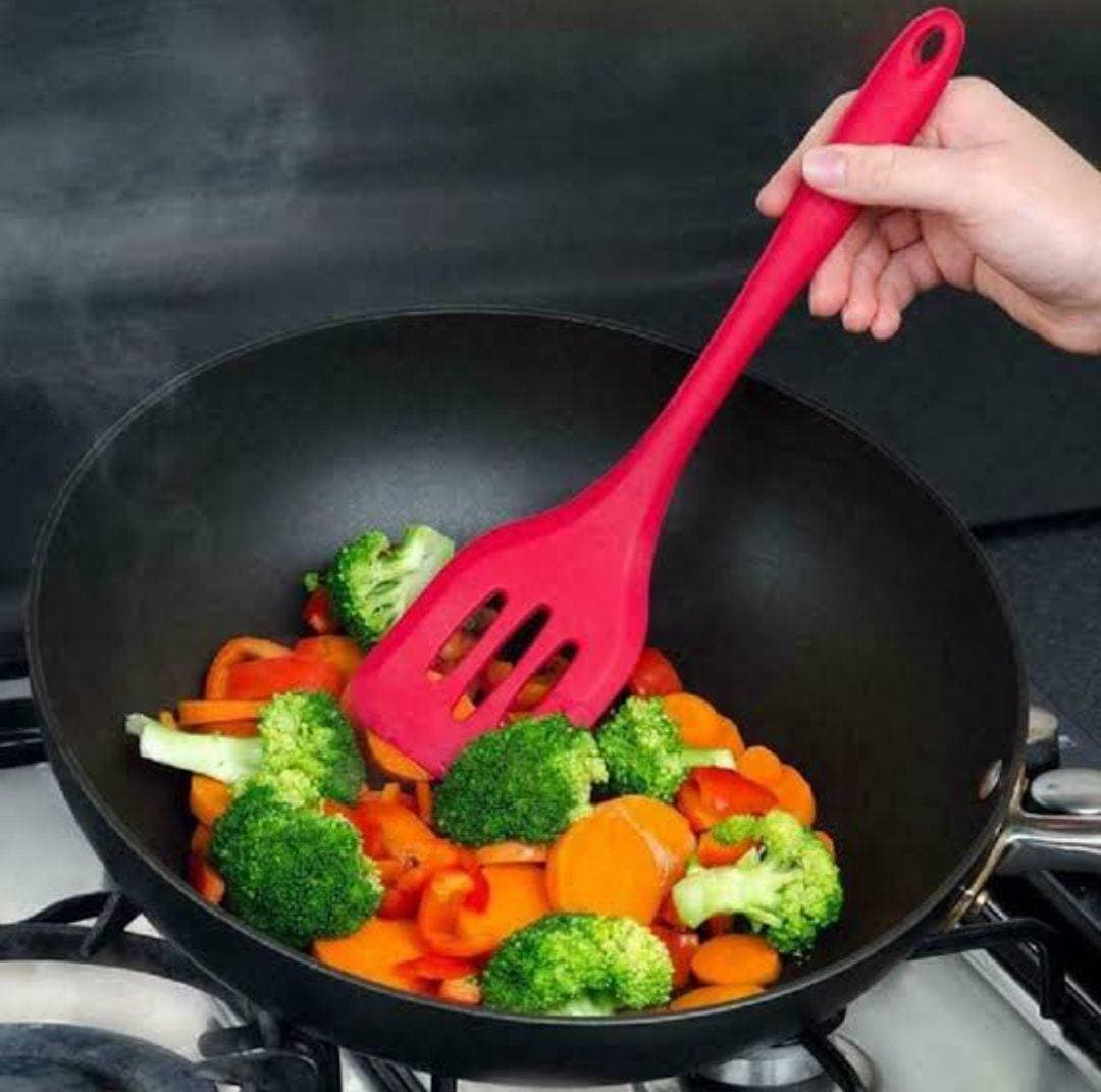 Silicone Kitchen Ware Non Stick Set Cooking Utensils Tools Spoon