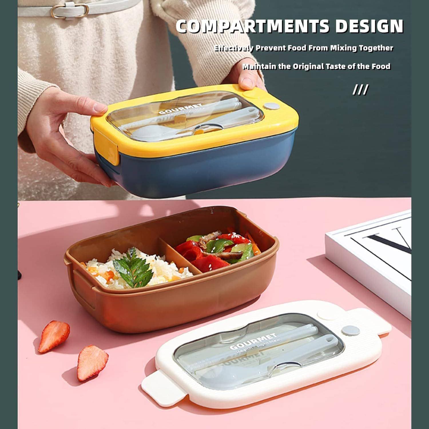 Bento Box With Compartments Portable Lunch Box