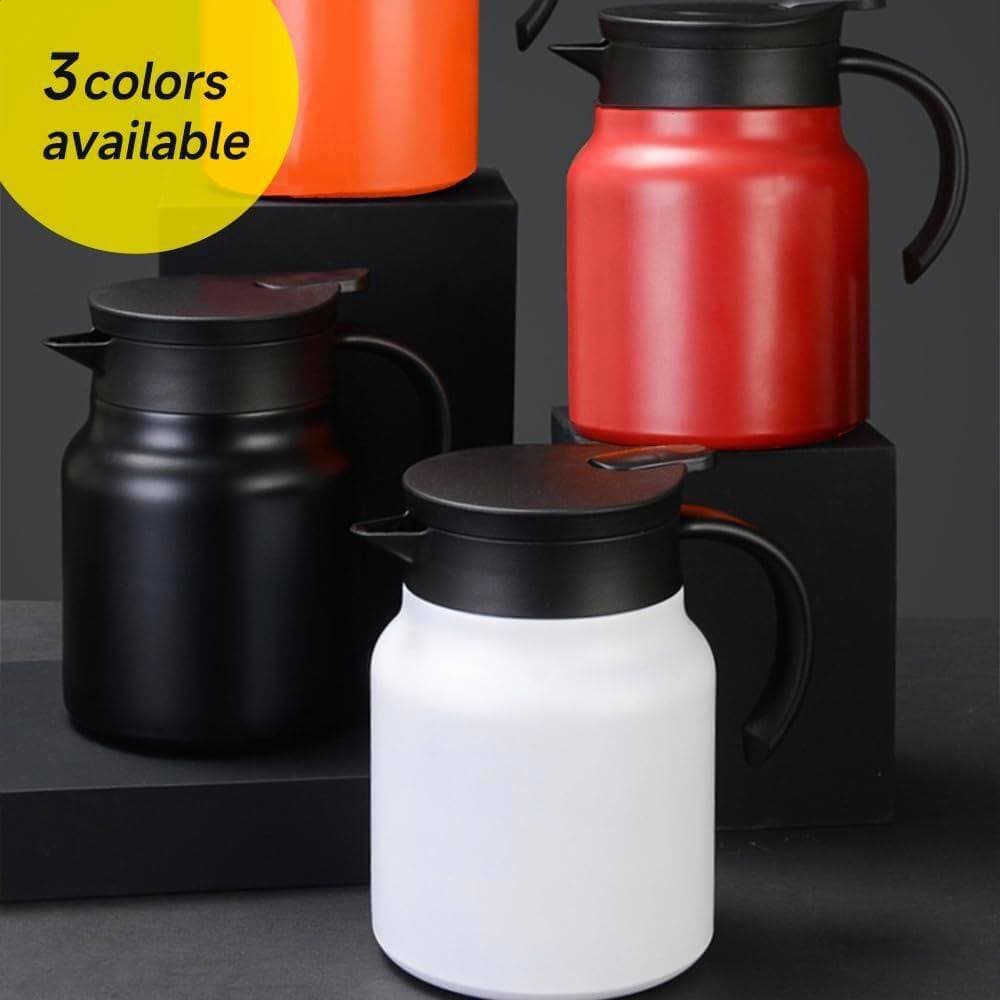 Stainless Steel Small Thermal Coffee Tea Pot Stainless Steel - 1L