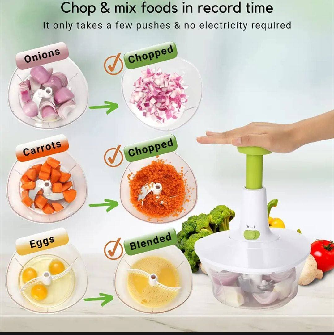 Vegetable Handy Manual Chopper Food Processor