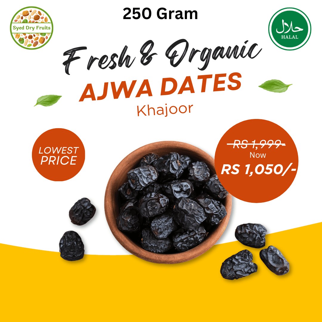 Fresh & Pure Ajwa Dates khajoor - 250g