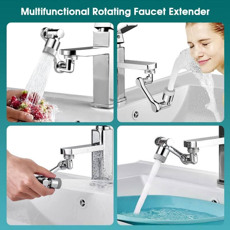Multi-Functional Anti-Splash Kitchen And Bathroom Faucet Extender