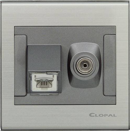 Clopal Telephone + Tv Elegent 4/Wire Cable