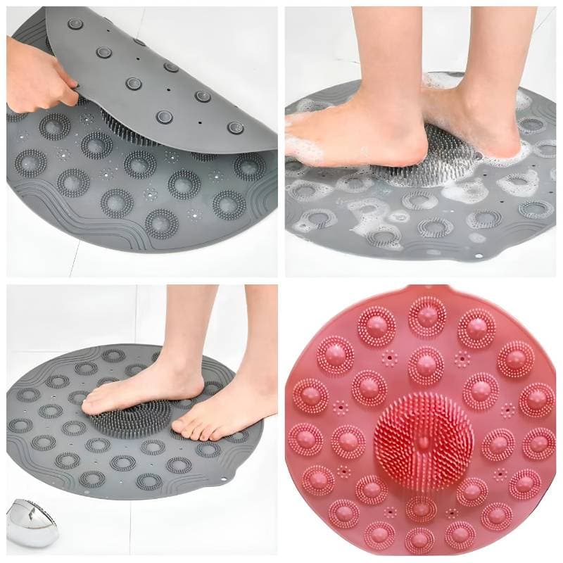 Silicone Foot Massage Cleaning Bath Mat