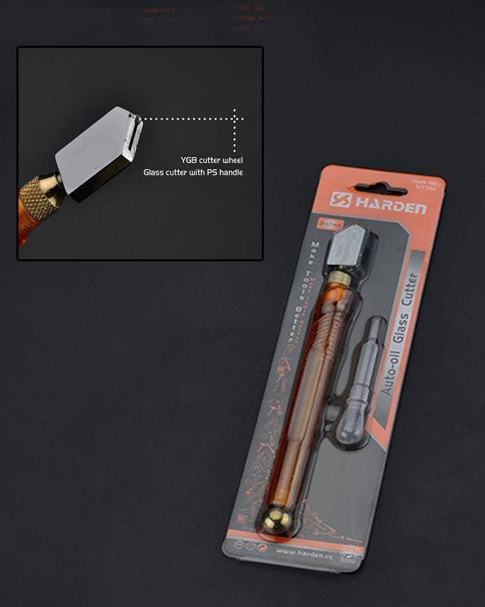 Professional Auto-Oil Glass Cutter With Plastic Handle
