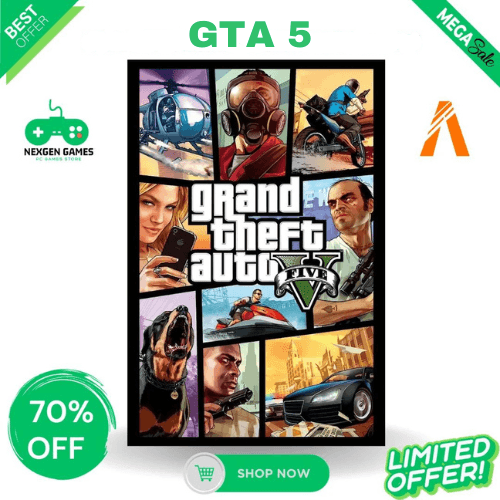 GTA 5 Orignal Offline Story Mode ( Five ) For Pc/Laptop