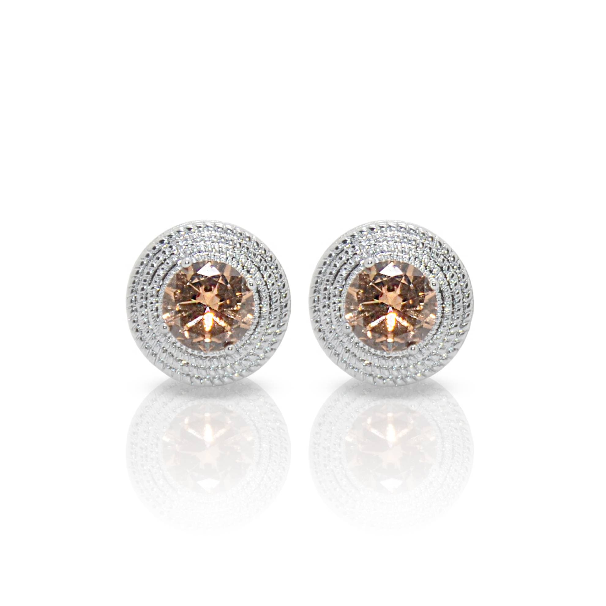 Cufflers Modern Silver Circle Cufflinks Cu-3008 | Free Gift Box