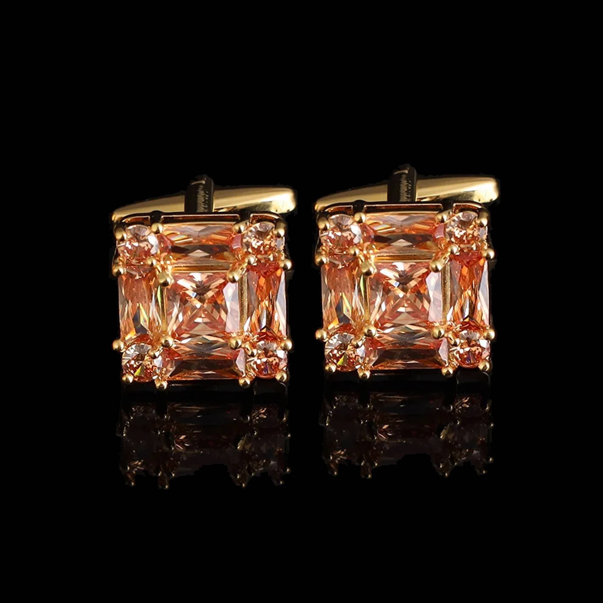 Cufflers Designer Champion Square Stone Cufflinks 3012-A