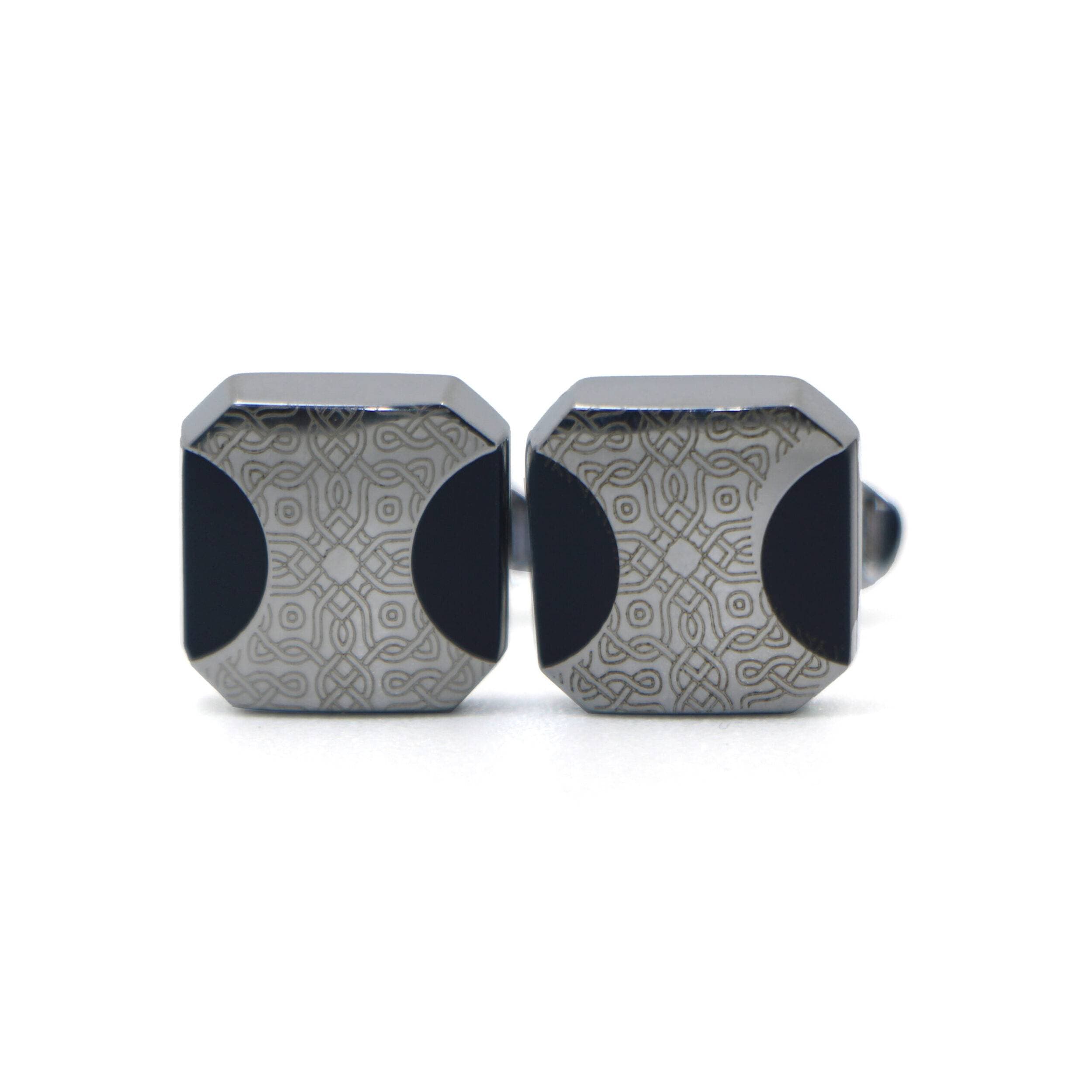 Cufflers Vintage Hexagon Cufflinks Cu-1016 With Free Gift Box