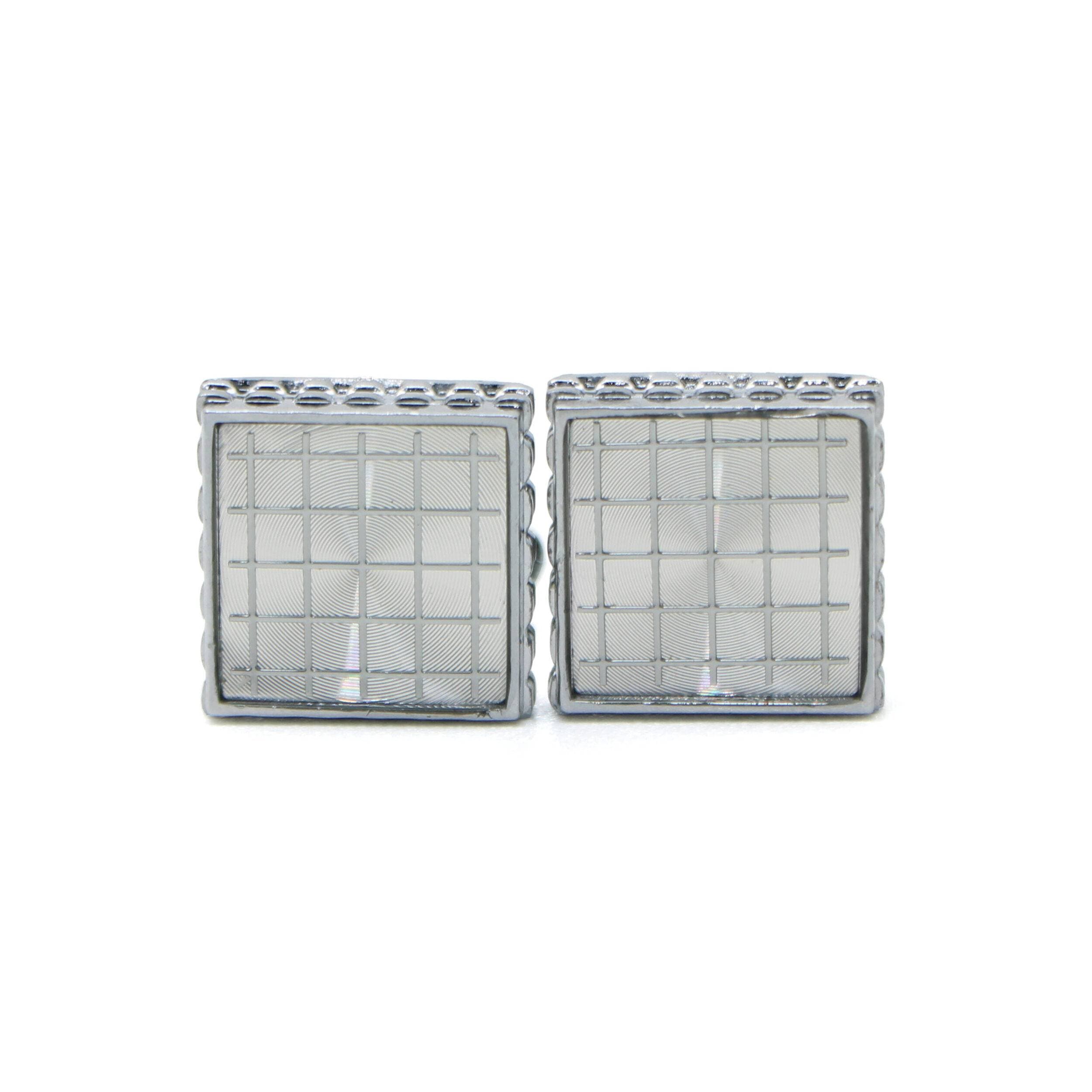 Cufflers Novelty  Square Cufflinks Cu-2009 With Free Gift Box