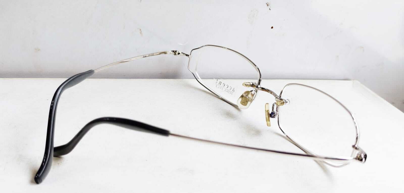 Beautiful Guccci Metal Silver Eyeglass Frame
