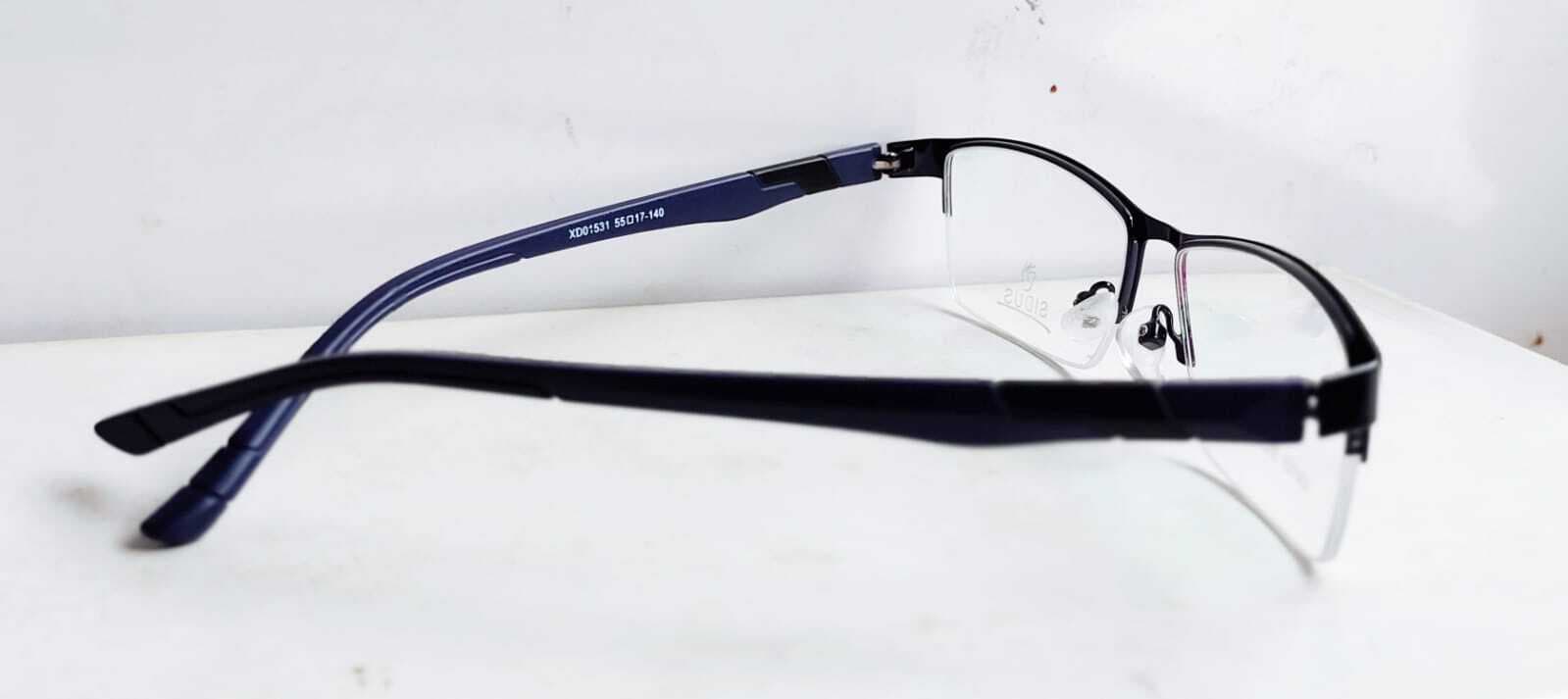 Beautiful Metal Black&Blue Eyrglass Frame