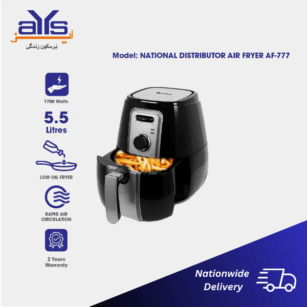 NATIONAL DISTRIBUTOR AIR FRYER AF-777