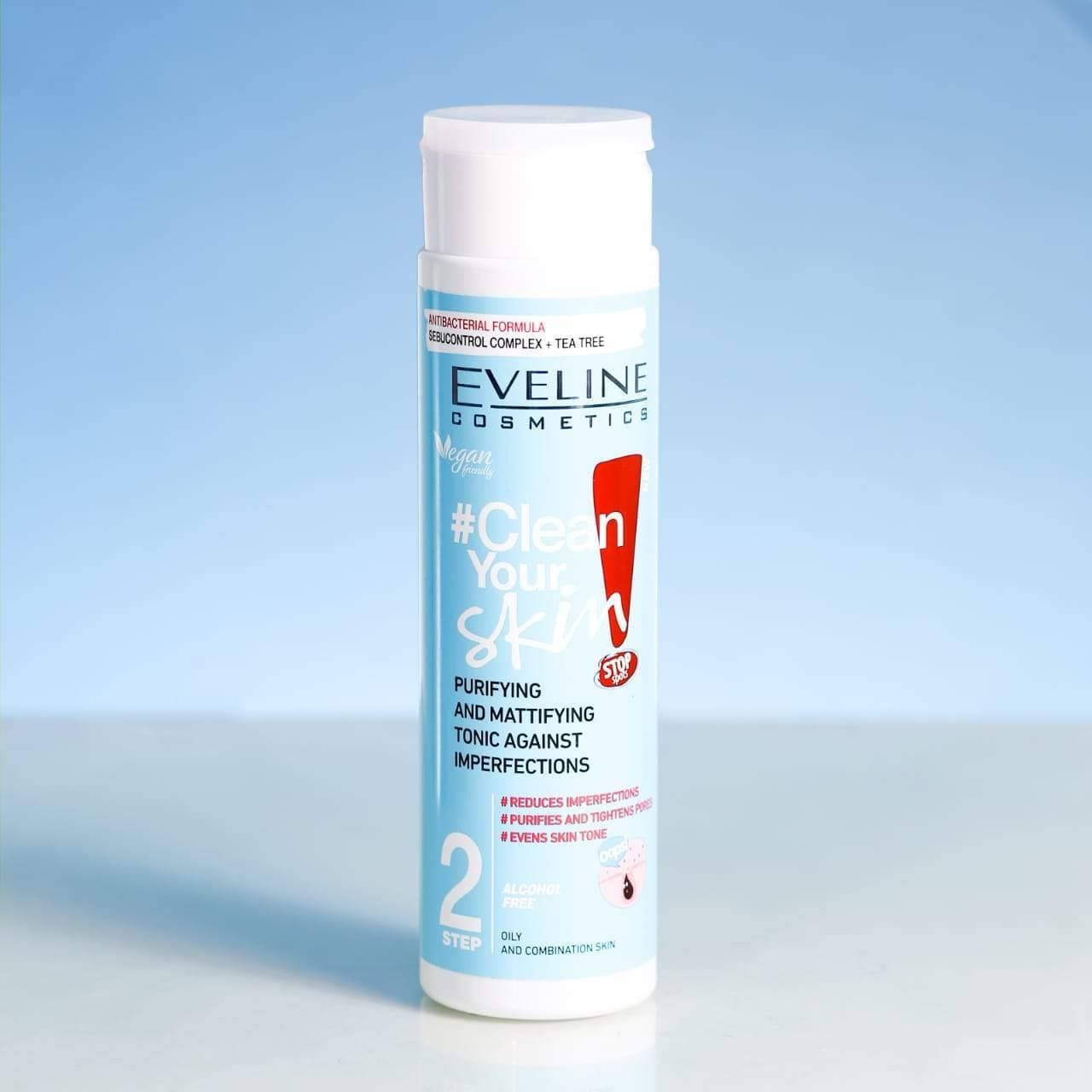 Eveline Pure Step & Deeply Control Cleansing Toner 150 Ml