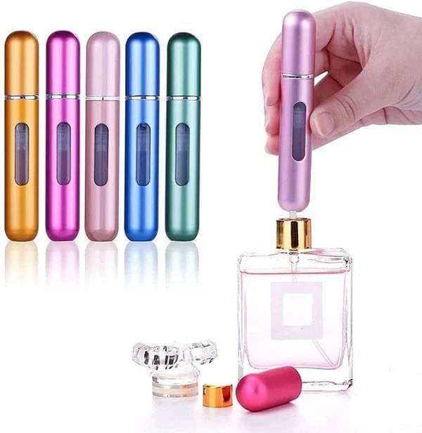 Mini Refillable Perfume Bottle And Atomizer For Travel