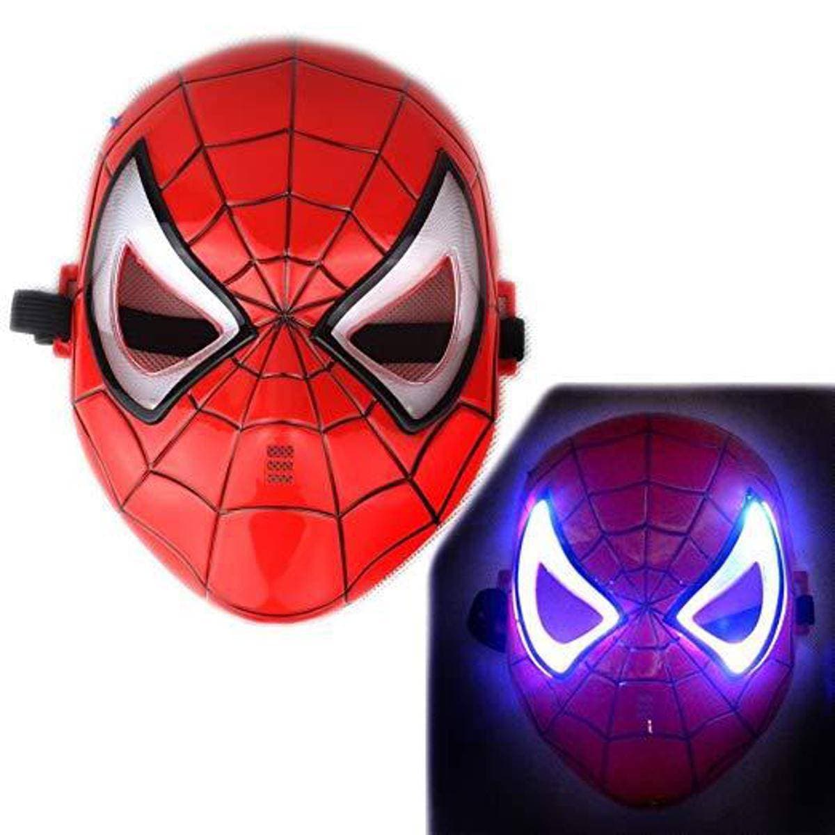 Super Hero Spiderman Toy Led Light Mask For Kids