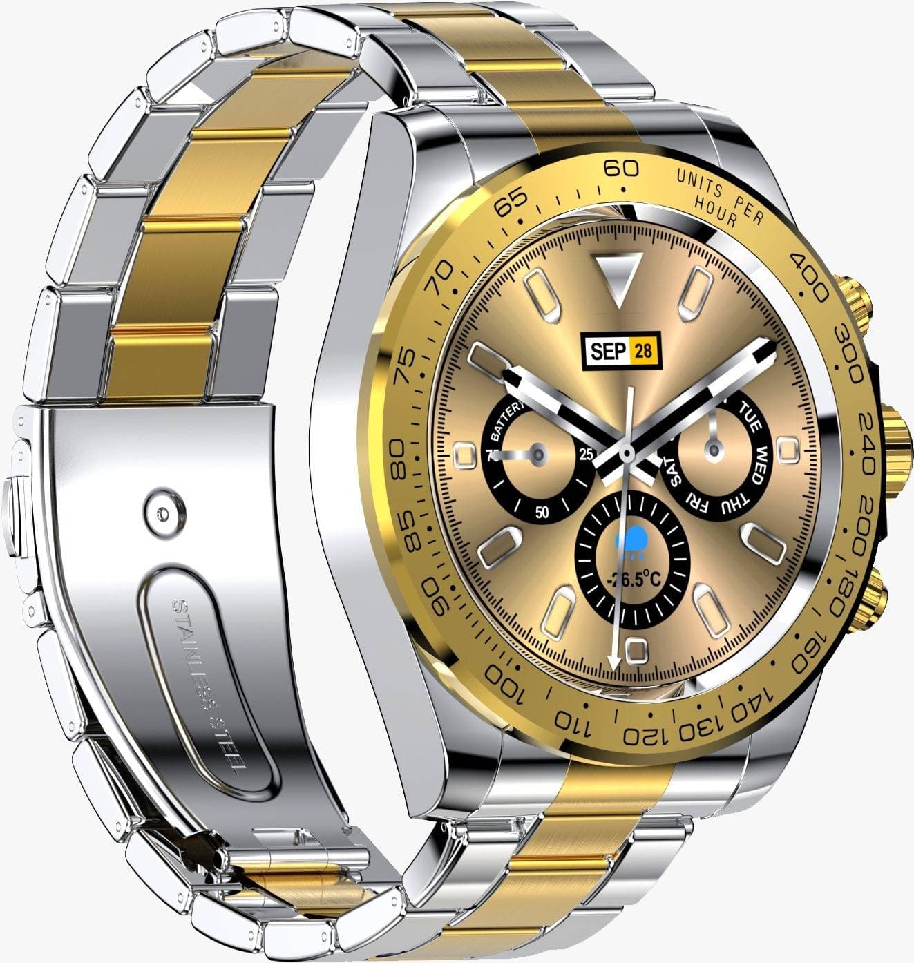 YOLO Yolex Luxury Smart Watch 1.32' Ultra Bright Display
