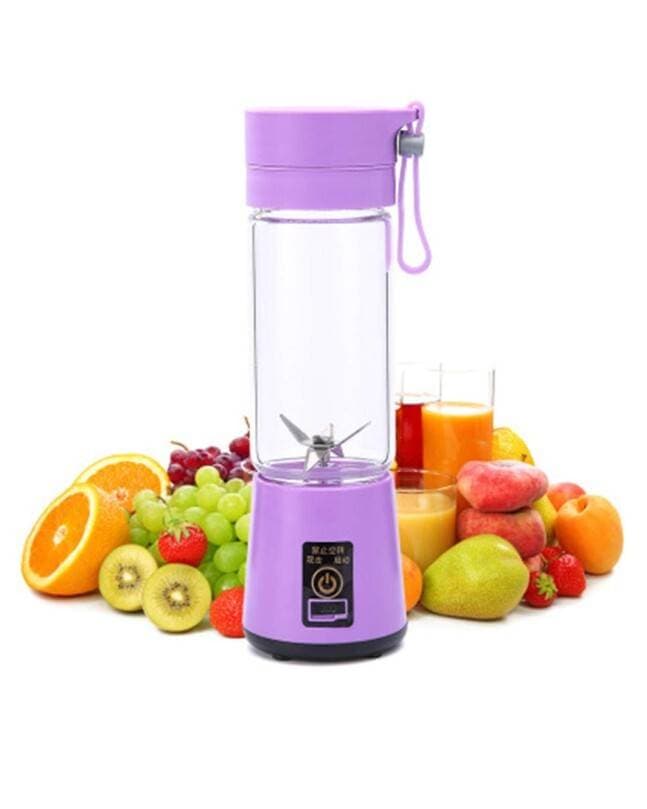 6 Blades 400Ml Rechargeable Portable Electric Fruit Juicer