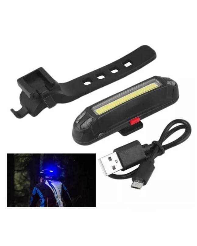 Bicycle Tail Light 6-Mode Usb Charging Warning