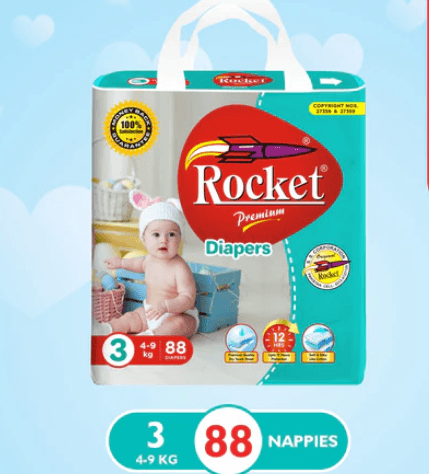 Mega Pack Baby Diaper Size 3 Medium (4-9Kg)