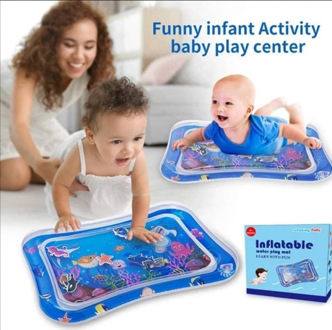 Inflatable Premium Baby Water Play Mat For 3 To 24 Months