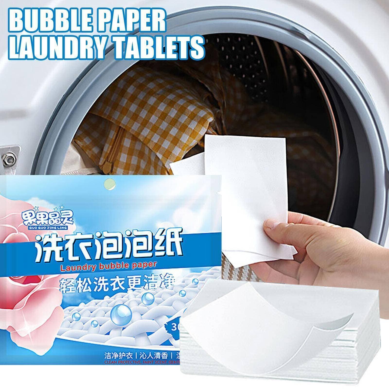Pack Of 1 (30 Sheets) Washing Machine Paper Sheet