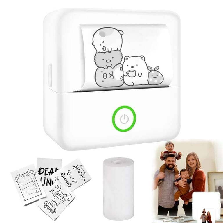 Thermal Mini Printer With Bluetooth Portable Sticker Maker