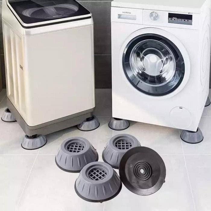 4Pcs Floor Pads Protectors Furniture Anti Vibration Rubber
