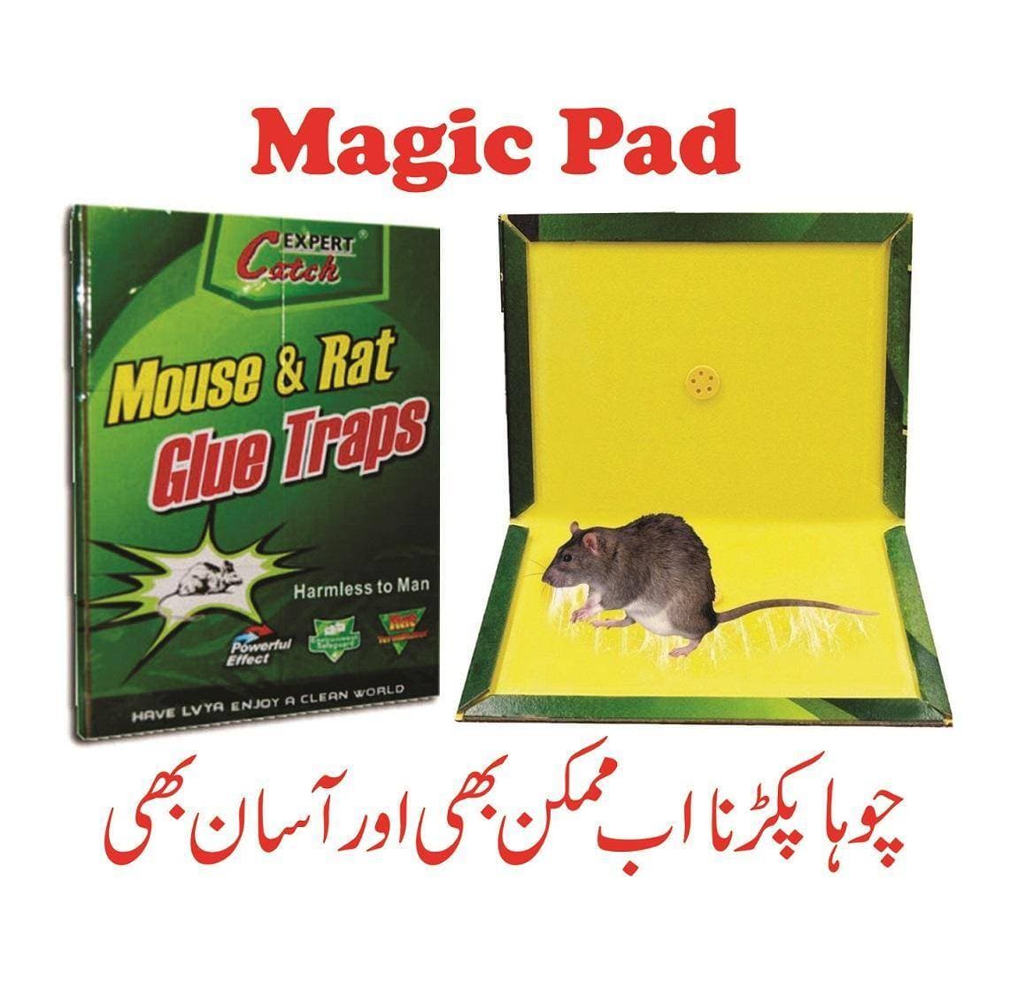 Pack Of 3 Pcs Reusable Mouse Trap Glue Sticky Boards Mouse