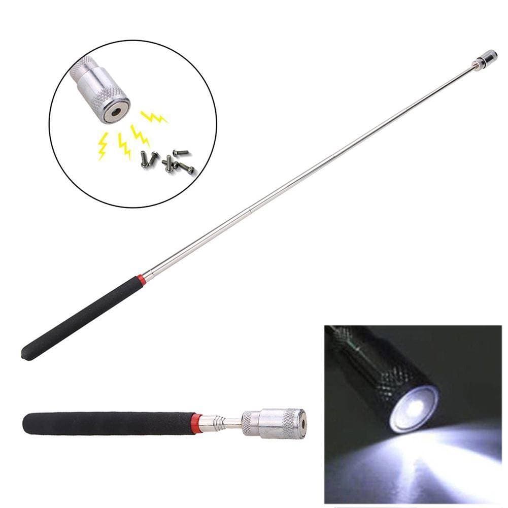 Lightweight Telescopic Magnetic Pickup Rod With LED Light Easy Tool