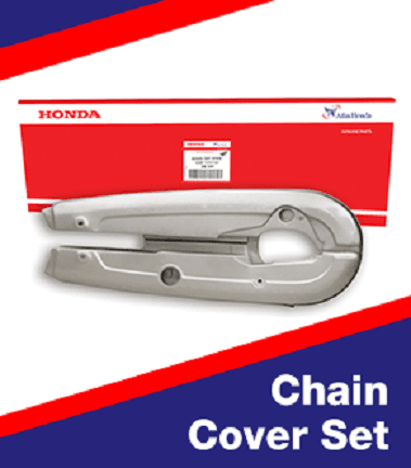 Chain Cover Plastic Set For All 70 Cc Bike Silver Colour