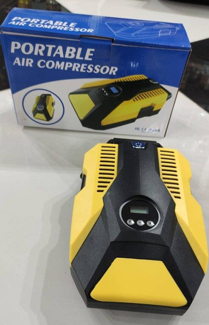 Car Digital Tire Inflator Air Compressor With LED Light Atj-1266