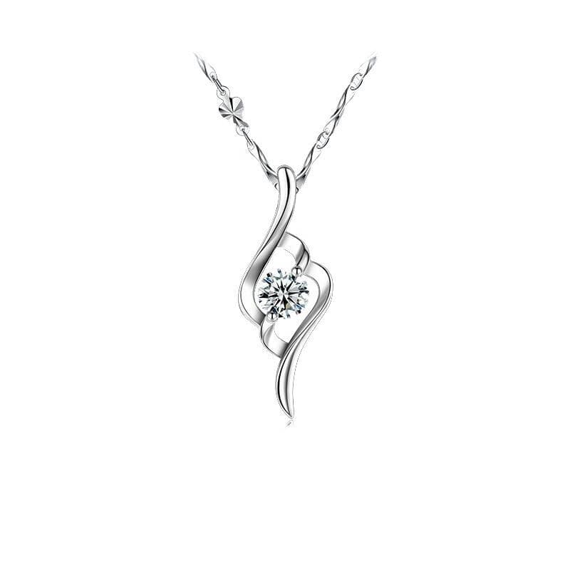 OgniWo Cupid Heart Pendant Necklace For Women
