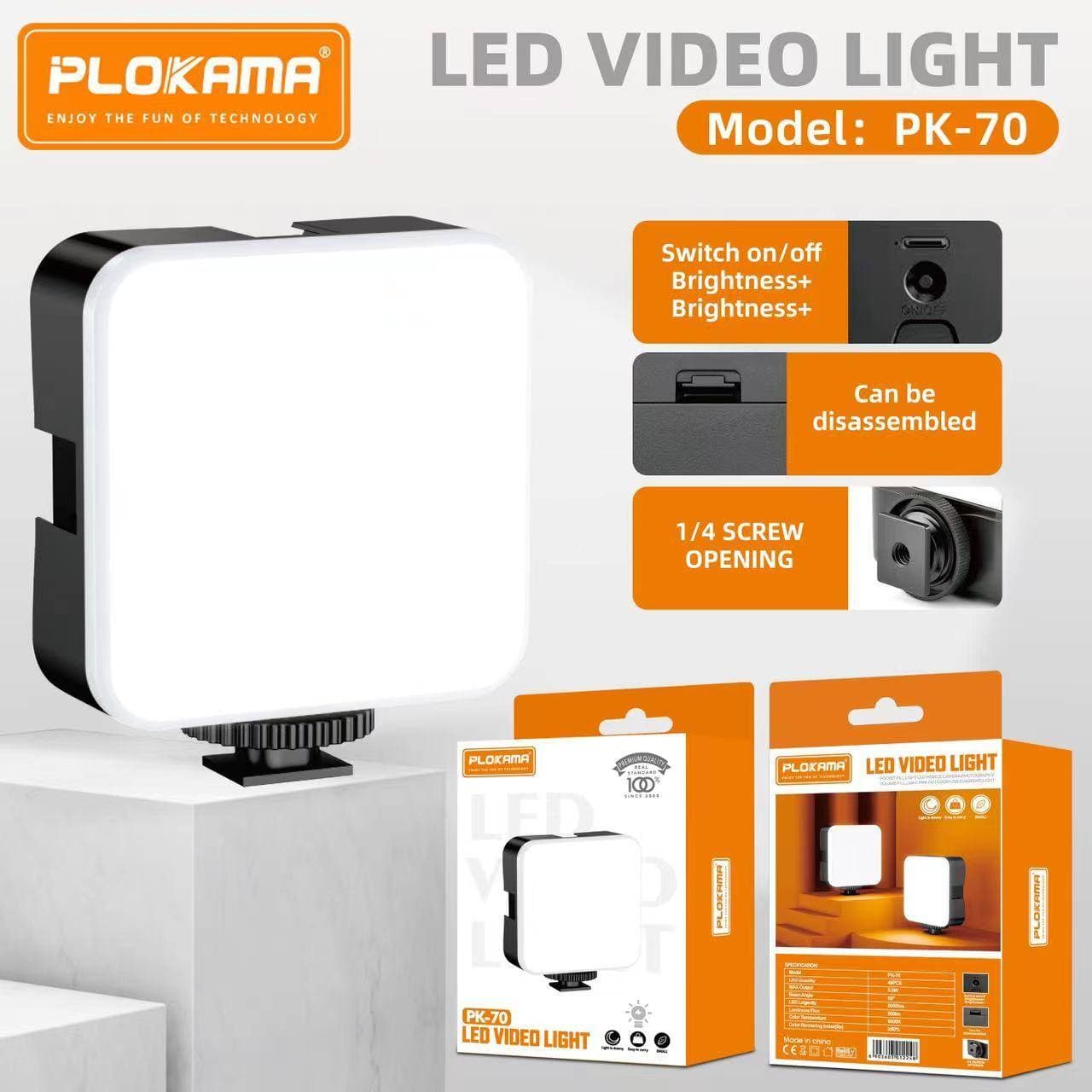 LED Video Light Pk70