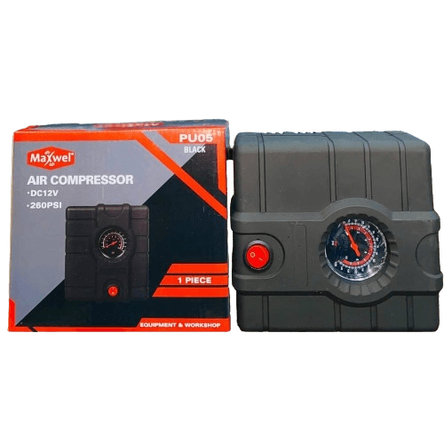 Maxwel Pu05 Air Compressor Tire Inflator Dc 12V 260 Psi