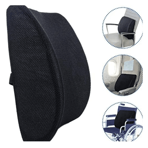 Everlasting Comfort Lumbar Support Pillow for Office Chair Back