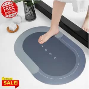 Bath Mat Water Absorbent Non-Slip